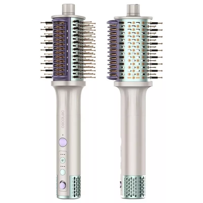 Cepillo de aire caliente Cecotec CeramicCare Allin1, 1500 W, 4 en 1: secador, styler, cepillo de aire y cepillo alisador