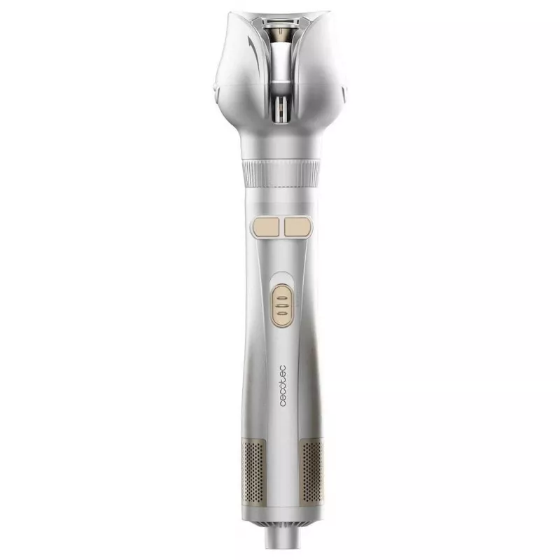 Cepillo de aire caliente giratorio Cecotec CeramicCare 6in1 Gyro, 1100 W, 6 accesorios