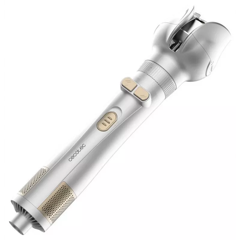 Cepillo de aire caliente giratorio Cecotec CeramicCare 6in1 Gyro, 1100 W, 6 accesorios