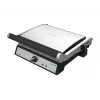 Cecotec Rock'nGrill Multi 2400 UltraRapid parrilla eléctrica de contacto 2400W con revestimiento antiadherente RockStone, termostato regulable, placas extraíbles, apta para lavavajillas, acero inoxidable