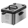 Cecotec CleanFry Infinity 3000 Full Inox freidora, capacidad de aceite 3L, capacidad de alimentos 1kg, 2400W, acero inoxidable