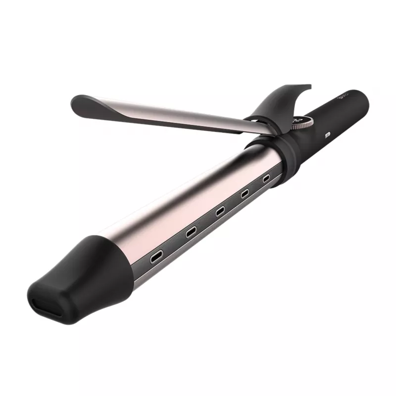 Cecotec SurfCare Curly Hair Curler 25mm Rizador de cerámica con keratina y aceite de argán 120-200°C pantalla LCD 40W
