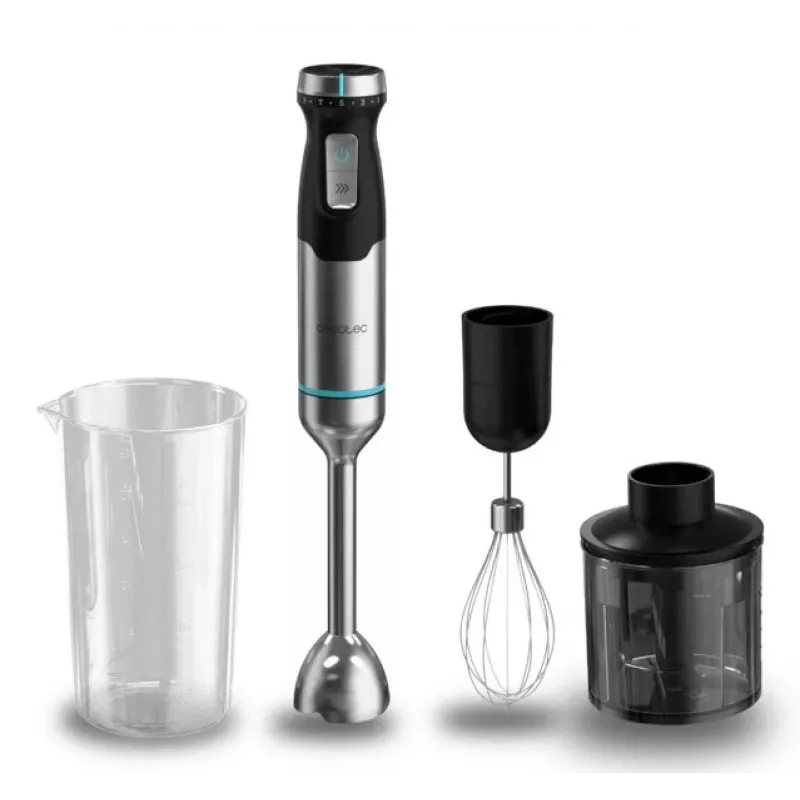 Cecotec Power Pulsar Cream&Crush Batidora de vaso, negra