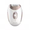 Cecotec Bamba SkinCare Depil-Action Depiladora con 32 pinzas, húmedo y seco, luz LED, 2 velocidades, recargable, inalámbrica, incluye 7 accesorios, bolsa de viaje, plata