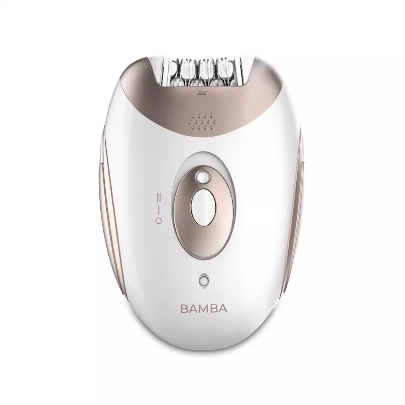 Cecotec Bamba SkinCare Depil-Action Depiladora con 32 pinzas, húmedo y seco, luz LED, 2 velocidades, recargable, inalámbrica, incluye 7 accesorios, bolsa de viaje, plata