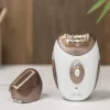 Cecotec Bamba SkinCare Depil-Action Depiladora con 32 pinzas, húmedo y seco, luz LED, 2 velocidades, recargable, inalámbrica, incluye 7 accesorios, bolsa de viaje, plata