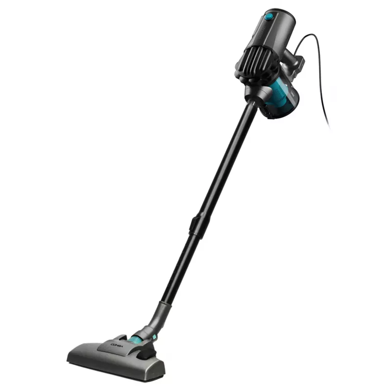 Cecotec Conga Thunderbrush 560 aspirador 2 en 1 de escoba y de mano, 600 W, ciclónico, sin bolsa, con cable, cable de 6 m, cepillo motorizado, blanco