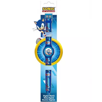 Reloj digital infantil Sonic The Hedgehog SNC4316M - Correa de silicona azul