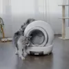 Cecotec Pumba 7000 CleanKitty Compact pala autolimpiante para arenero de gatos conectada, Wi-Fi, contenedor de residuos 10L, capacidad de arena 6L, rotación automática, sensores de seguridad, app para smartphone