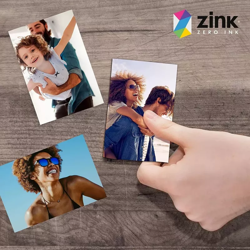 Papel fotográfico ZINK Premium 2x3 20 hojas brillante