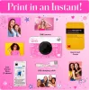 Cámara digital instantánea KODAK Printomatic Barbie Edition 5MP + 5 hojas de papel fotográfico ZINK rosa