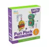 myFirst 3dPen Make Filaments Fun Pack Robot World - set creativo con 5 plantillas, 17 filamentos PCL (34 m), módulo de coche pull-back, lámina termoplástica