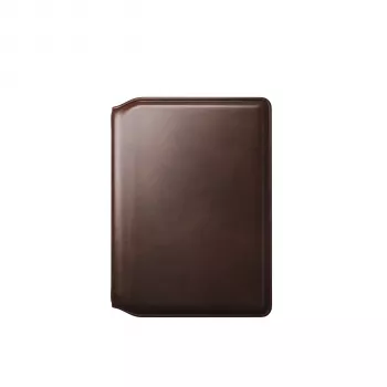 Nomad Leather Passport Wallet Rustic Brown