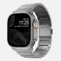 NOMAD Titanium Band V3 - Pulsera de metal Natural Titanium Brushed para Apple Watch 46mm/49mm