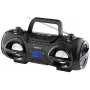 Hyundai TRC985BT Boombox portátil con CD, Bluetooth, radio FM/AM, reproducción MP3/USB, negro