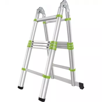 FIELDMANN FZZ 4003 Escalera telescópica 3,2 m, peldaños 1,6 m