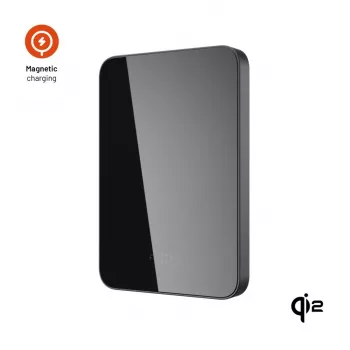 Fixed MagZen 5 Crystal Qi2 Standard 5000 mAh negro