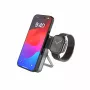 Soporte Fixed MagZen5 con cargador Apple Watch y MagSafe integrados, 5000 mAh gris