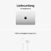 Apple MacBook Pro 14 M5 plata, CPU M5 10 núcleos, GPU 10 núcleos, 24 GB RAM, 1 TB SSD, distribución de teclado alemana, cristal Nano-Texture (Z1KN_5_DE_CTO)