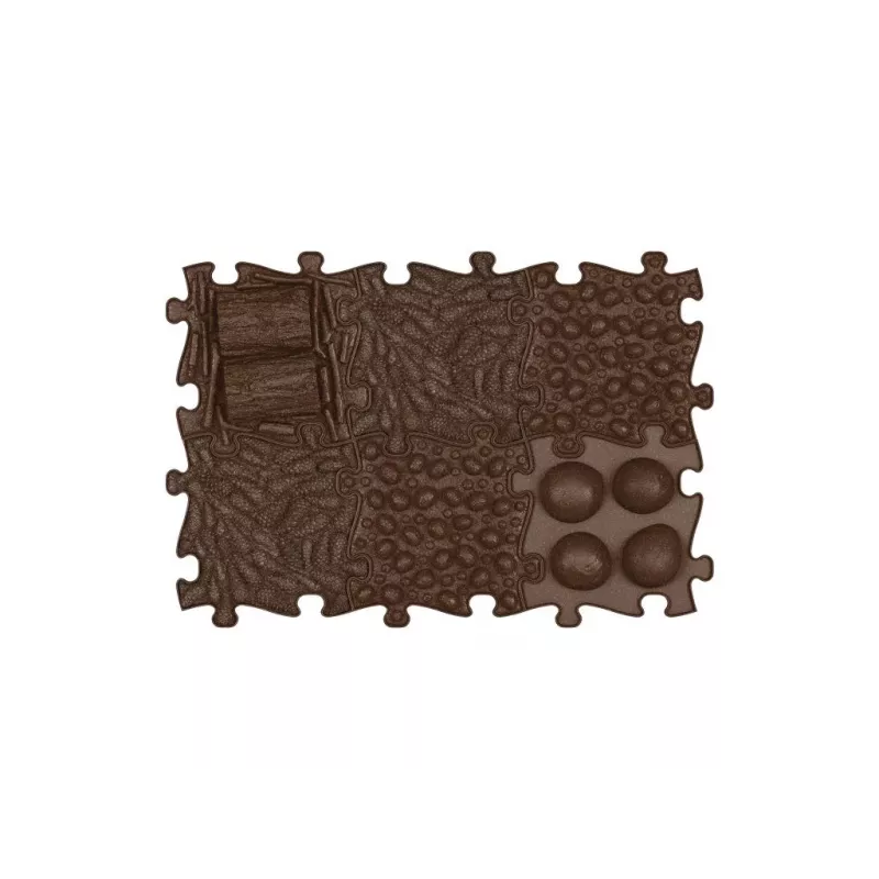Muffik Set de esterilla sensorial ortopédica 6 en 1 Eco Forest 6 esterillas puzzle MFK-024