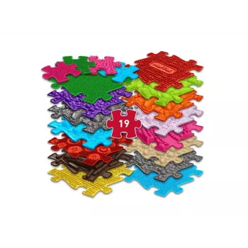 Set de esterilla sensorial ortopédica 19 en 1 XXL 19 piezas puzzle sensorial Muffik / MFK-025-1