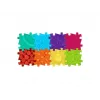 Muffik Set de esterilla sensorial ortopédica 8 en 1 arcoíris 8 esterillas puzzle sensorial Muffik / Rainbow / MFK-079