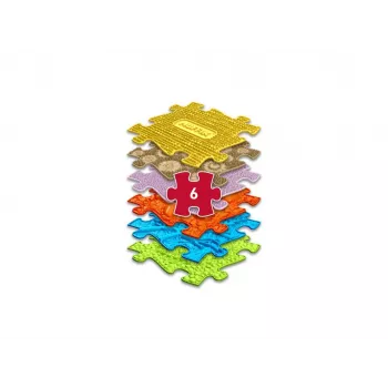 Esterilla puzzle sensorial ortopédica 6 en 1 Medium 6 piezas Muffik MFK-023-01