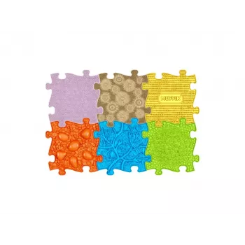 Esterilla puzzle sensorial ortopédica 6 en 1 Medium 6 piezas Muffik MFK-023-01
