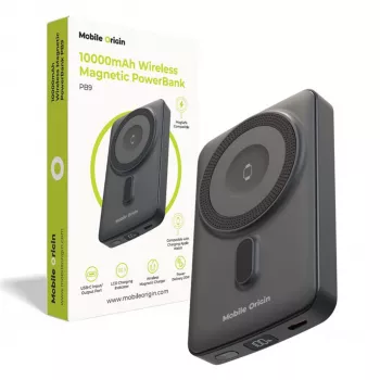 Mobile Origin Batería externa magnética 10000mAh PB9 Negra