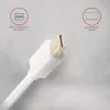 AXAGON Cable adaptador Mini DisplayPort a HDMI 4K/30 Hz 1,8 m Blanco