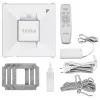 TESLA W800 Cámara interior inteligente WiFi 2K con detección de personas por IA, visión nocturna, intercomunicador, soporte MicroSD, compatible con Alexa y Google Assistant