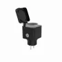 Tesla Smart Plug SP400 Enchufe inteligente WiFi con monitorización de energía, IP44, 16A, 3680W, Schuko