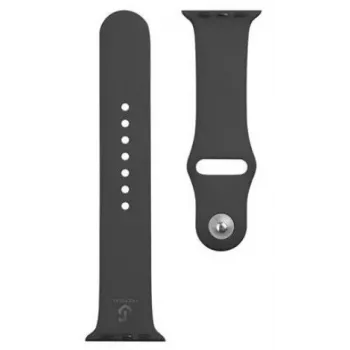 Correa táctica de silicona para Watch 1/2/3/4/5/6/7/SE 38/40/41mm negra