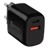Tactical Base Plug Dual Cargador de coche negro con 2 puertos USB-A, 3,1 A, 15,5 W