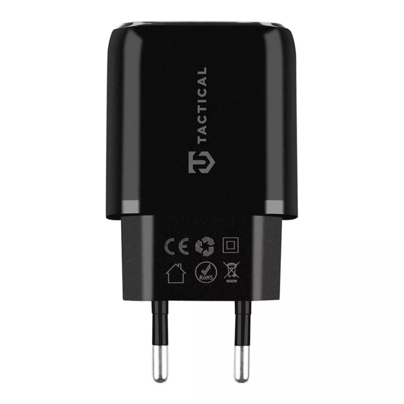 Tactical Base Plug Dual Cargador de coche negro con 2 puertos USB-A, 3,1 A, 15,5 W