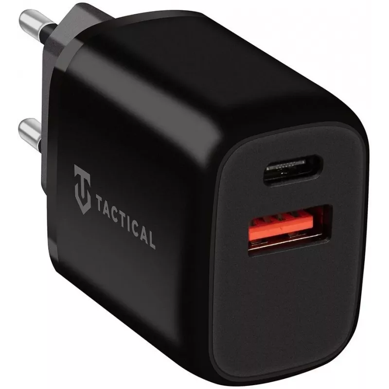 Tactical Base Plug Dual Cargador de coche negro con 2 puertos USB-A, 3,1 A, 15,5 W