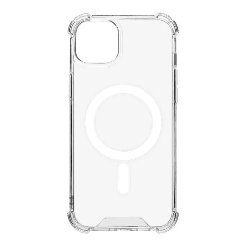 Tactical Funda trasera MagForce Plyo para iPhone 15 Plus Transparente