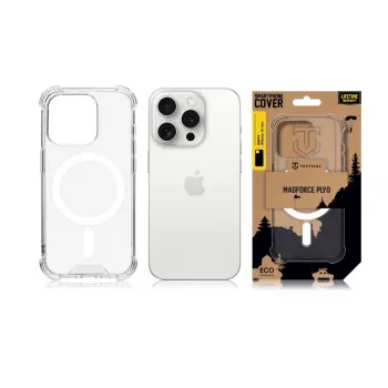 Tactical Funda trasera MagForce Plyo para iPhone 15 Pro, Transparente