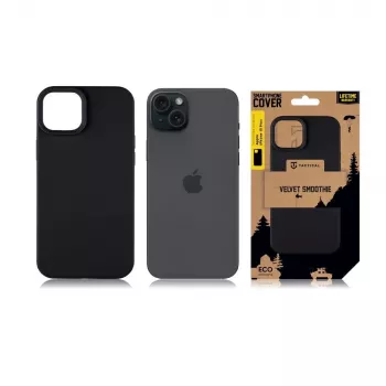 Tactical Funda trasera Velvet Smoothie para iPhone 15 Plus - Asphalt