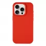 Tactical Funda trasera Velvet Smoothie para iPhone 15 Pro - Rojo chili