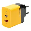 Tactical Microgrid GaN 45W cargador de pared amarillo con USB-C