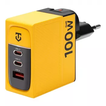 Tactical Nett Warrior GaN 100W cargador amarillo