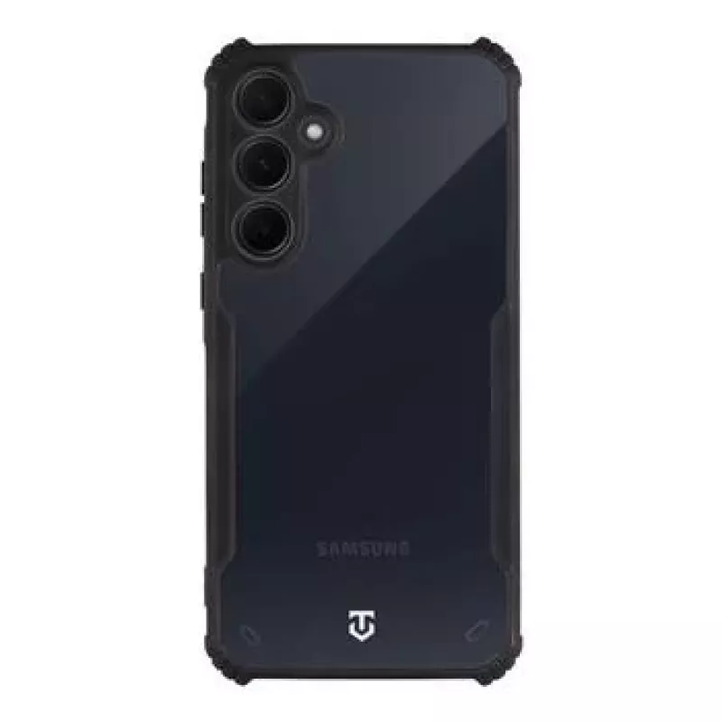 Funda trasera táctica Quantum Stealth Galaxy A35 5G transparente/negro