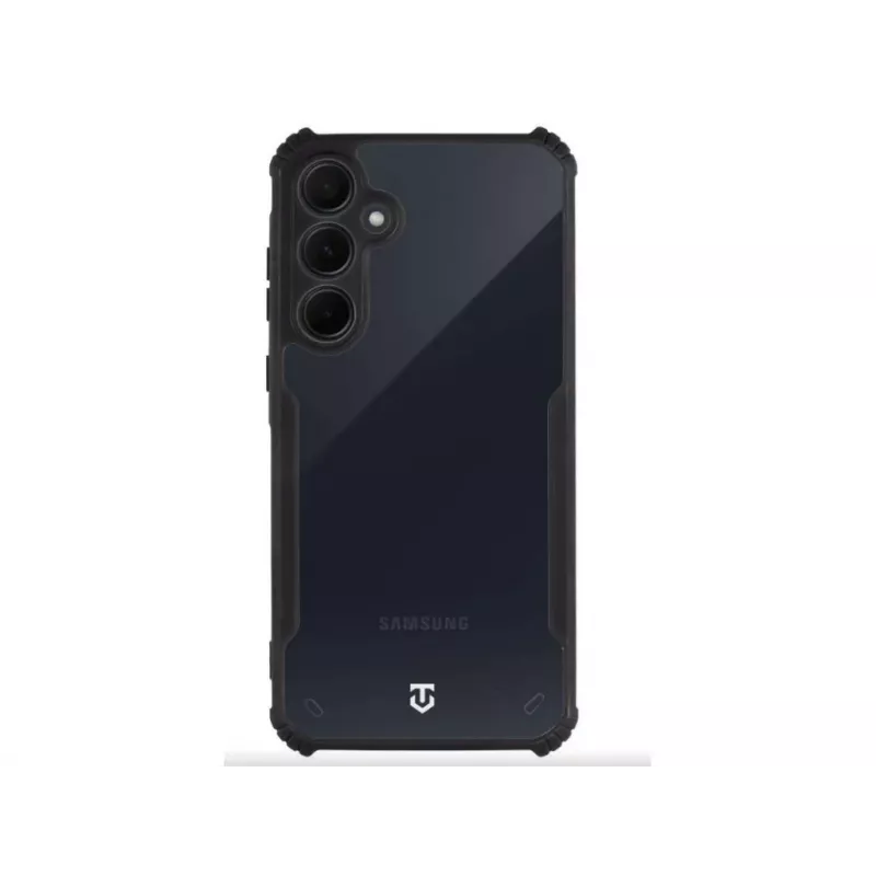 Funda trasera táctica Quantum Stealth Galaxy A35 5G transparente/negro