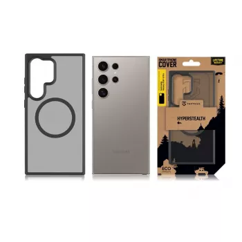 Funda trasera táctica MagForce Hyperstealth Galaxy S24 Ultra Asphalt negro
