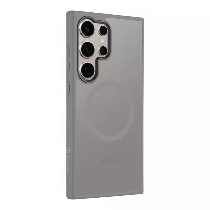 Funda trasera táctica MagForce Hyperstealth para Samsung Galaxy S24 Ultra, gris claro