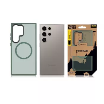 Funda trasera táctica MagForce Hyperstealth para Samsung Galaxy S24 Ultra, verde bosque