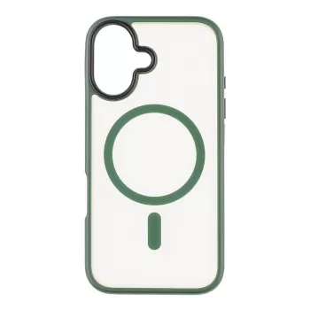 Funda trasera táctica MagForce Hyperstealth iPhone 16 verde bosque