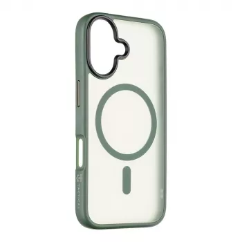 Funda trasera táctica MagForce Hyperstealth iPhone 16 verde bosque