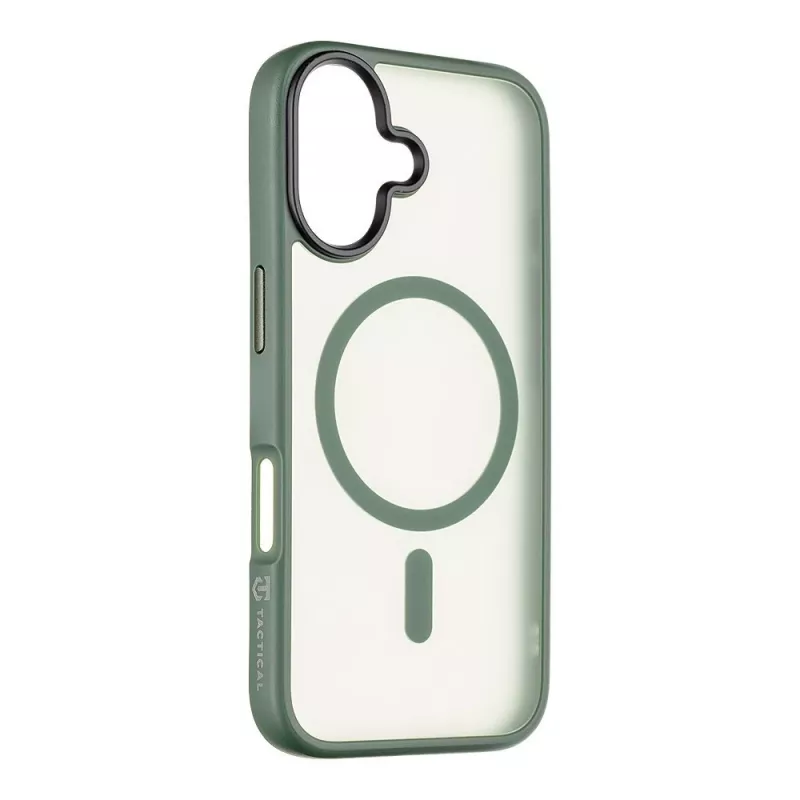 Funda trasera táctica MagForce Hyperstealth iPhone 16 verde bosque